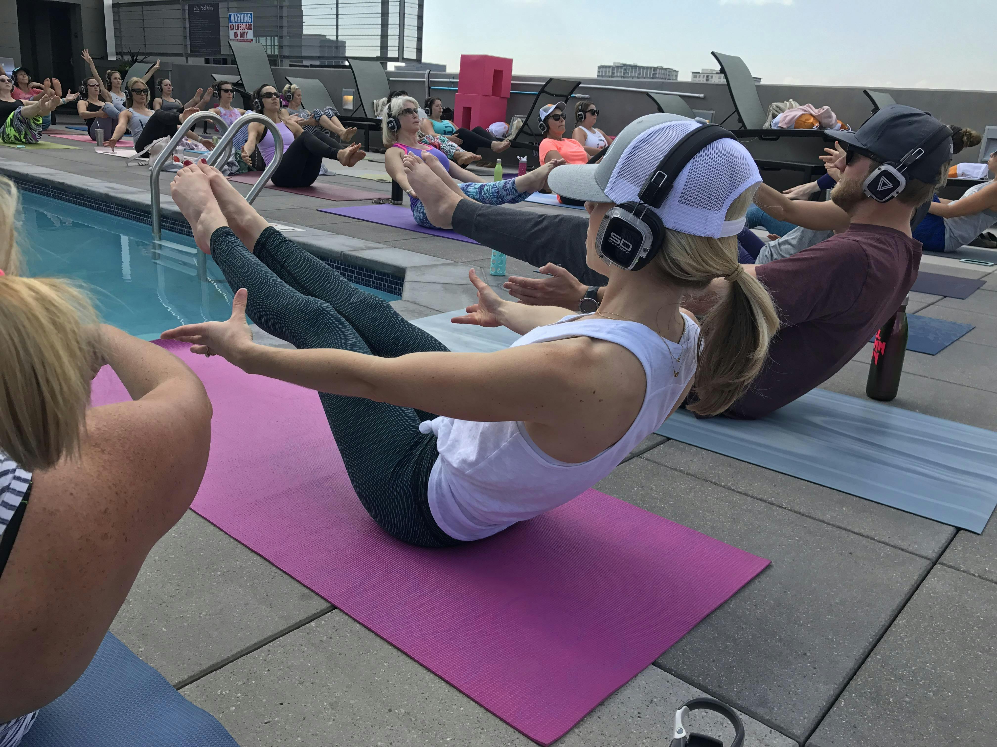 barre3 Summer Solstice Rooftop Class with SoundOff Colorado