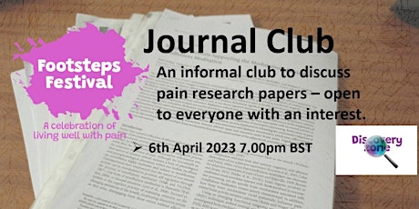 Footsteps Festival Pain Science Journal Club discussion of research for all