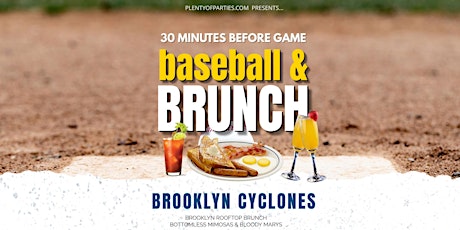 Boozy Brunch Sundays with The Brooklyn Cyclones @ Coney Island