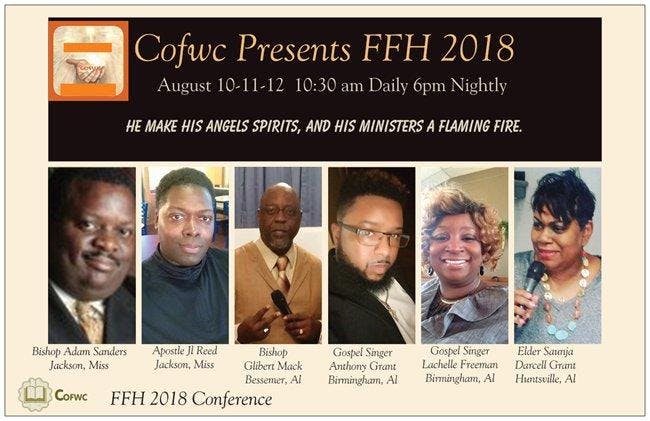 Cofwc Church Presents: Fire From Heaven 2018 Conference