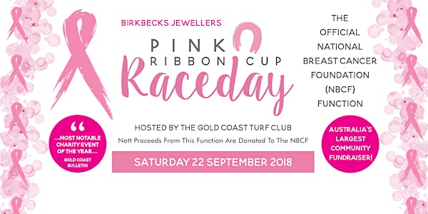 NBCF Function /Event Centre - Pink Ribbon Cup Raceday