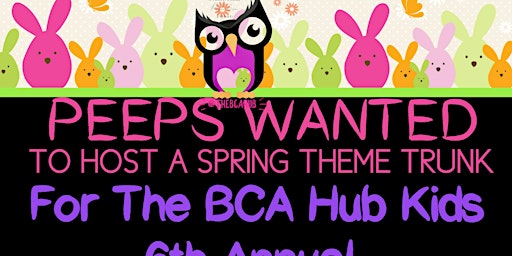 6th Annual Hub Kids Bunny Trunk Hop Sign Up To Host A Trunk