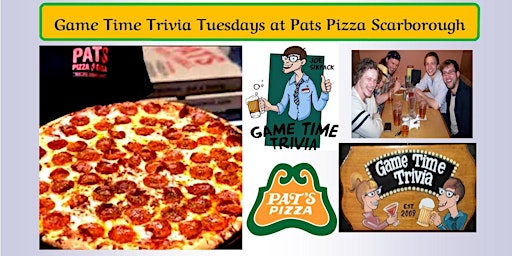 Imagem principal de Game Time Trivia Tuesdays at Pats Pizza Scarborough Maine