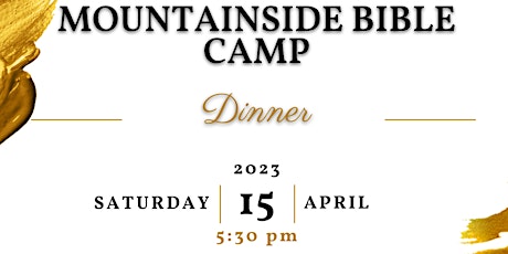 Mountainside Bible Camp Dinner Fundraiser