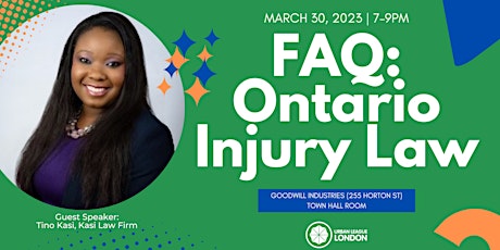 Hauptbild für FAQ: Ontario Injury Law