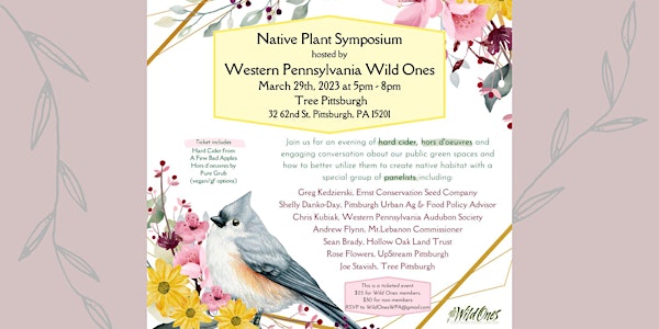 Native Plants and the benefits they bring to our Ecosystems - Symposium
