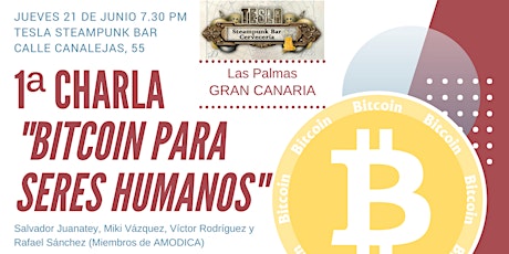 Imagen principal de 1ª Charla "Bitcoin para Seres Humanos" en Gran Canaria