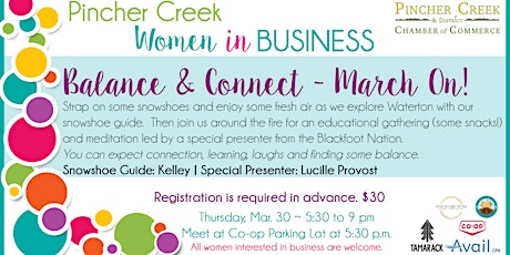 March On! Pincher Creek Women In Business Event! primary image