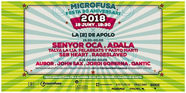 Fiesta fin de curso de la escuela Microfusa - Sala 2 Apolo - Barcelona