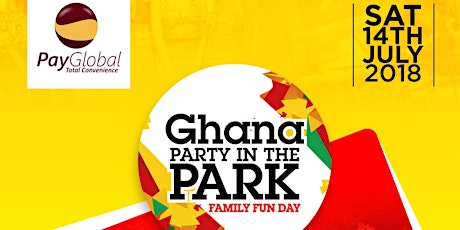 Hauptbild für 2018 Ghana Party in the Park (Jobyco)