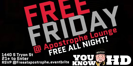 Free Friday at APOSTROPHE primary image