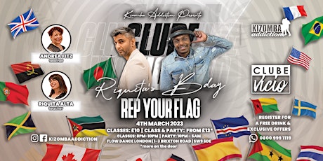 Clube Vicio Rep Your Flag Edition: London's No.1 Kizomba Party with Classes  primärbild
