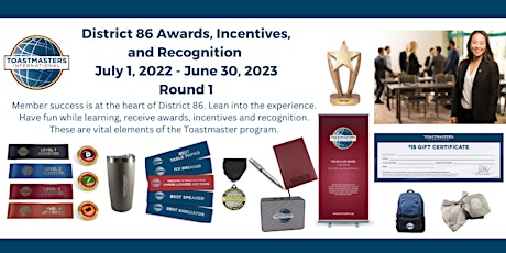 District 86 Members and Clubs Awards Incentives and Recognition Round 1
