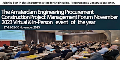 The global engineering procurement construction Project Management forum primary image