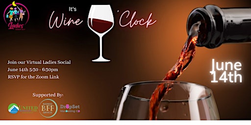 Ladies Night Out Vegas: It's Wine O'Clock Virtual Ladies Social primary image