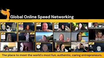 Primaire afbeelding van Global Online Speed Networking for Business Owners Worldwide