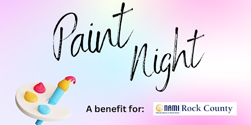 Imagem principal do evento Paint Night for NAMI Rock County!