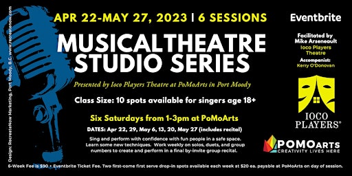 Port Moody 6-Week Musical Theatre Studio Series Workshop