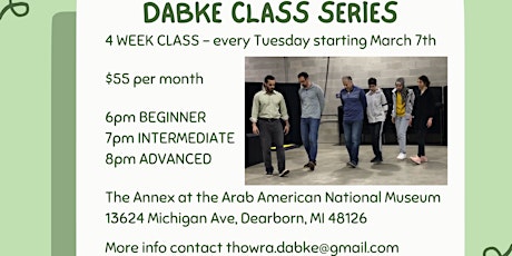 Dabke Class Series with Thowra Dabke at AANM (March 2023)