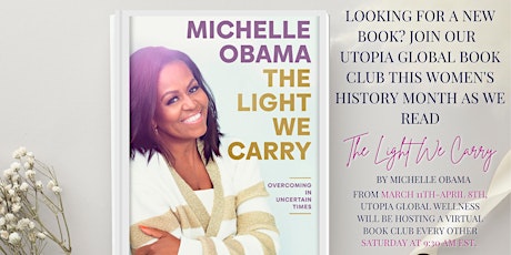 Utopia Global Wellness Book Club in honor of Women's History Month