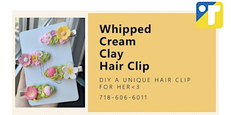 DIY Studio | Whipped Cream Clay Hair Clip