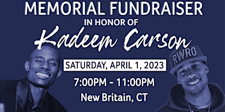 Kadeem Carson  Memorial Fundraiser