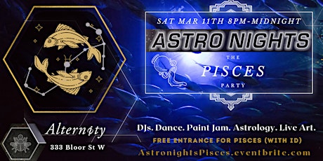 Astronights:  Live Painting & DJ (Pisces Edition)
