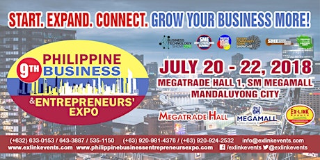 9th Philippine Business and Entrepreneurs' Expo 2018 primary image