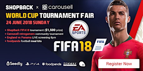 ShopBack x Carousell World Cup Tournament Fair 2018 primary image