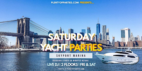 Saturday 1pm Summer Breeze Cruise at Skyport NYC Marina Yacht