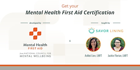 Mental Health First Aid Training - Adult