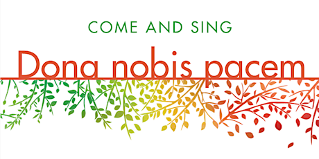 Come and sing: Vaughan Williams' Dona nobis pacem primary image