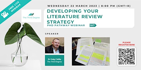 Developing Your Literature Review Strategy