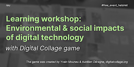 Learning workshop: Environmental & social impacts of digital technology primary image