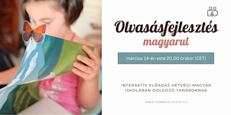 Olvasásfejlesztés magyarul.  Intektív előadás tanároknak  primärbild