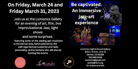 Join us for a Captivating Immersive Jazz-Art Experience at Lumonics