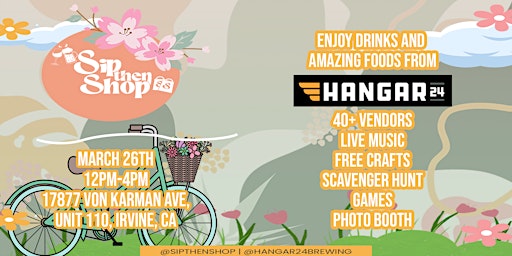 Hang out with Sip Then Shop @ Hangar 24