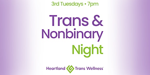 Imagem principal do evento Trans & Nonbinary Night