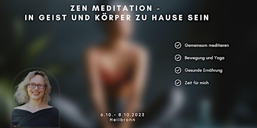 Zen Meditation - In Geist und Körper zu Hause sein primary image