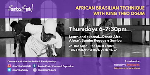 African-Brazilian Dance Technique Classes primary image