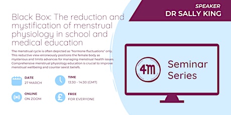 Black Box: The mystification of menstrual physiology in education settings