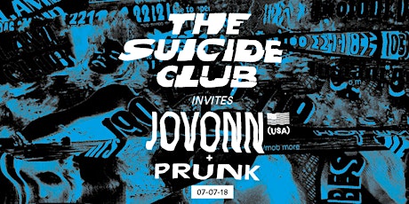 Primaire afbeelding van The Suicide Club invites Jovonn & Prunk