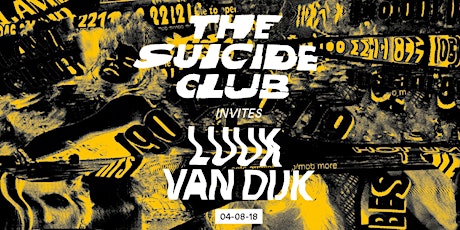 Primaire afbeelding van The Suicide Club invites Luuk van Dijk - Super Early