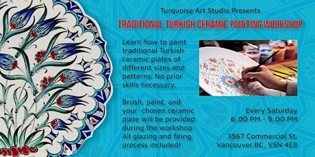 Traditional Turkish Ceramic Painting Workshop