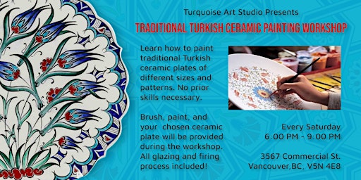Traditional Turkish Ceramic Painting Workshop primary image