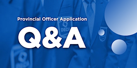 Provincial Officer Application Q&A | Ontario DECA primary image