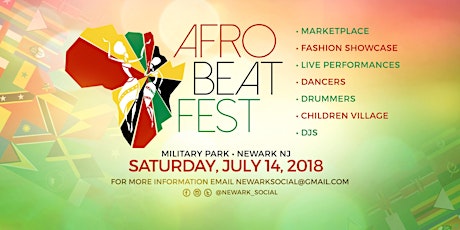 Afro Beat Fest Newark: A Celebration of African Art,Music, Food & Culture primary image
