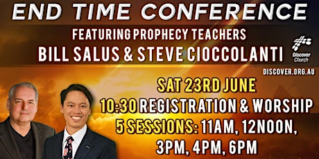 BILL SALUS & STEVE CIOCCOLANTI @ THE SYNERGY CONFERENCE: END-TIME PROPHECY  primary image