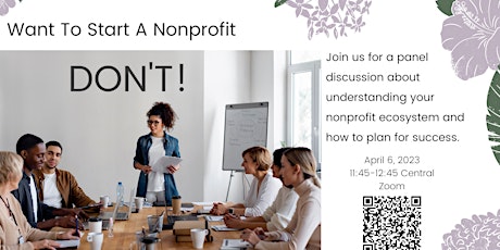 Want to start a nonprofit? Don't!- Ecosystem & Planning