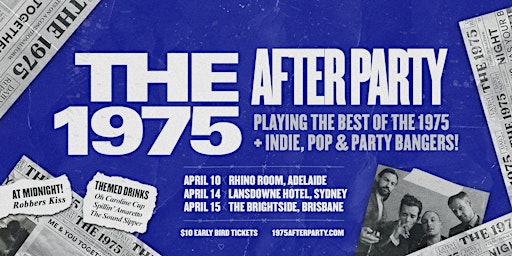 The 1975 AFTER PARTY Brisbane